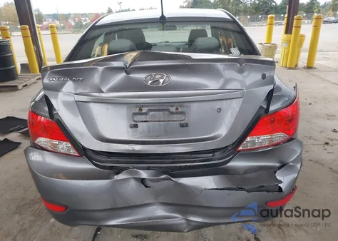 2014 Hyundai Accent Gls z USA, uszkodzony, nr VIN KMHCU4AE1EU754751